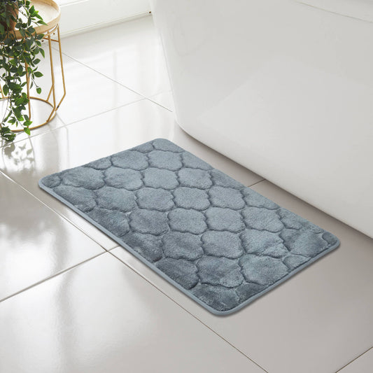 Classic Shell Design Memory Foam Bath Mat