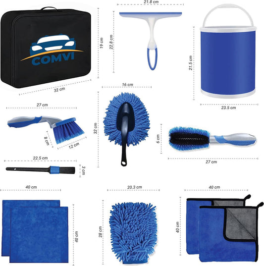 13 Pc Car Cleaning Kit