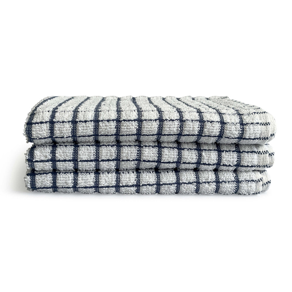 Terry Check Tea Towels - 100% Cotton