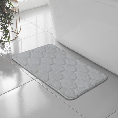 Classic Shell Design Memory Foam Bath Mat