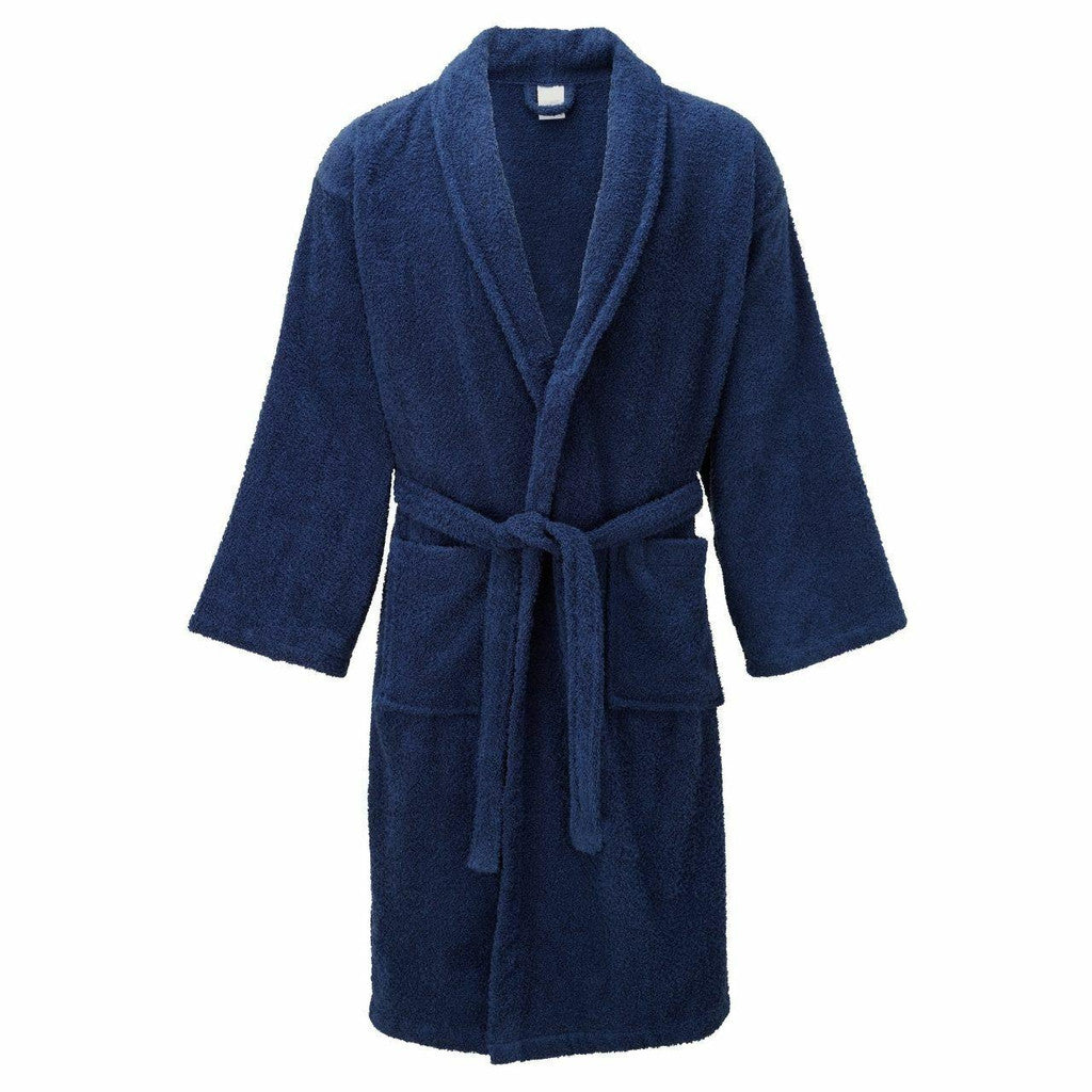 Luxury Egyptian Collection Towelling Bath Robe - Shawl Collar